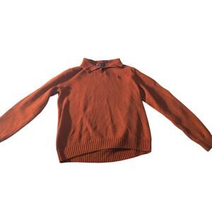 Chaps orange sweater large